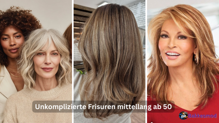 Unkomplizierte Frisuren mittellang ab 50: Die schönsten pflegeleichten Haarschnitte für mehr Volumen & Jugendlichkeit Unkomplizierte Frisuren mittellang ab 50