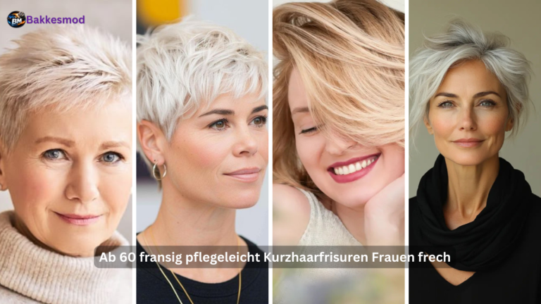 Ab 60 fransig pflegeleicht Kurzhaarfrisuren Frauen frech